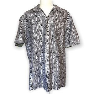 Robert Graham Short Sleeve Button Down Shirt Sz 2XL
